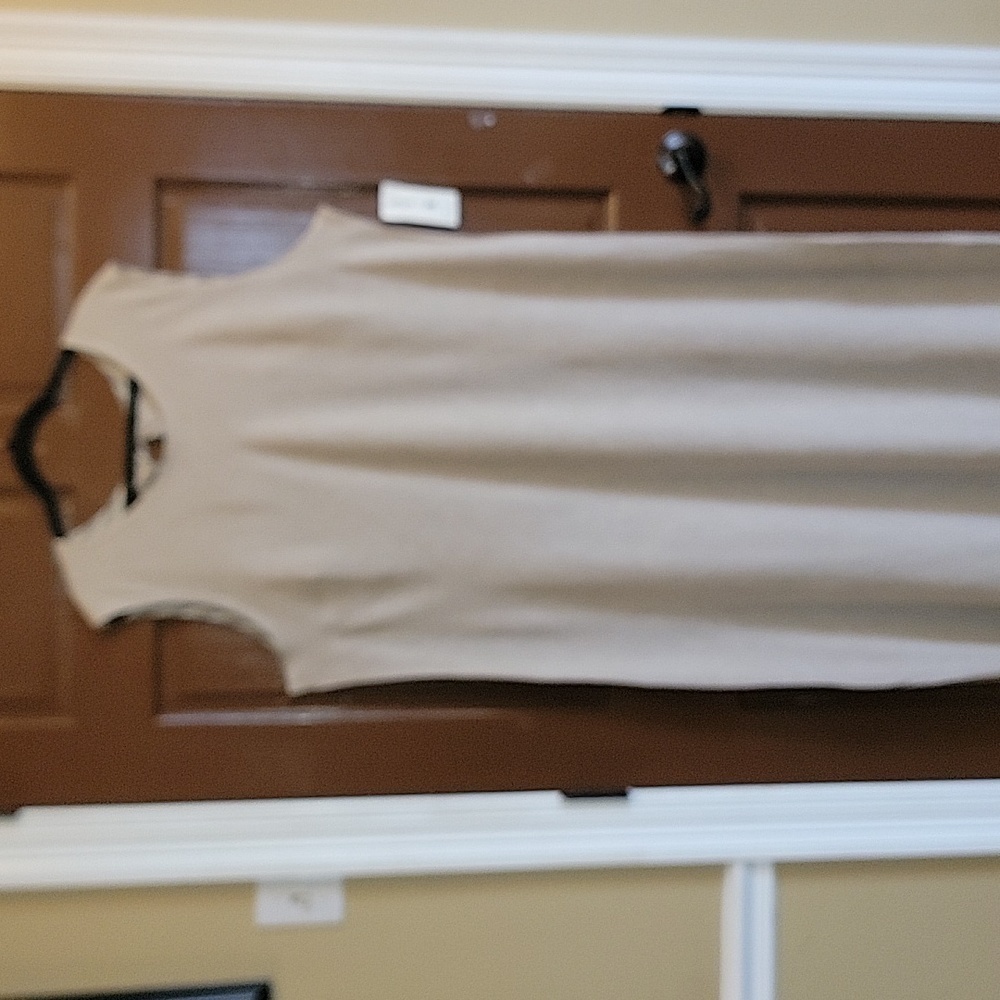 Coco+Juan-Linen blend tan colored sleeveless maxi dress 3X. NWT. - Picture 1 of 12